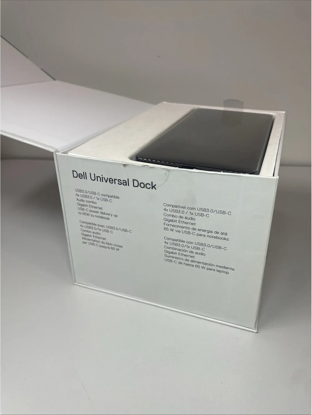 NEW SEALED Dell D6000 Universal Dock UHD 5K USB-C USB 3.0 H3C24